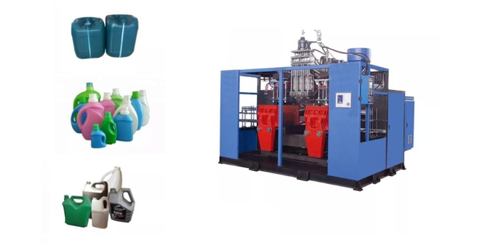 Automatic Plastic 5L 10L 15L HDPE PP Toy, Bottle, Drum, Bucket Canister Container Extrusion Extruding Extruder Making Blowing Blow Molding Moulding Machine