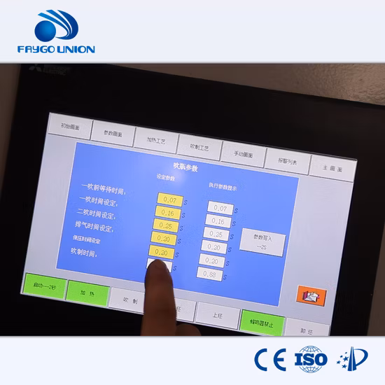 China Factory Supply 6cavity Pet Blowing Machine 10000bph